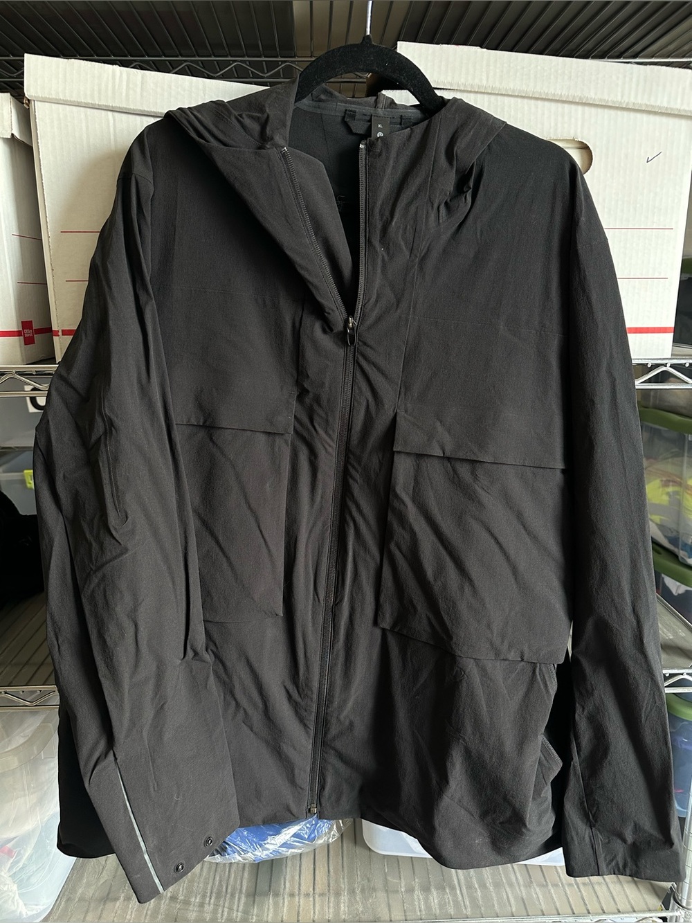 lululemon athletica Black Hooded Jacket XL
